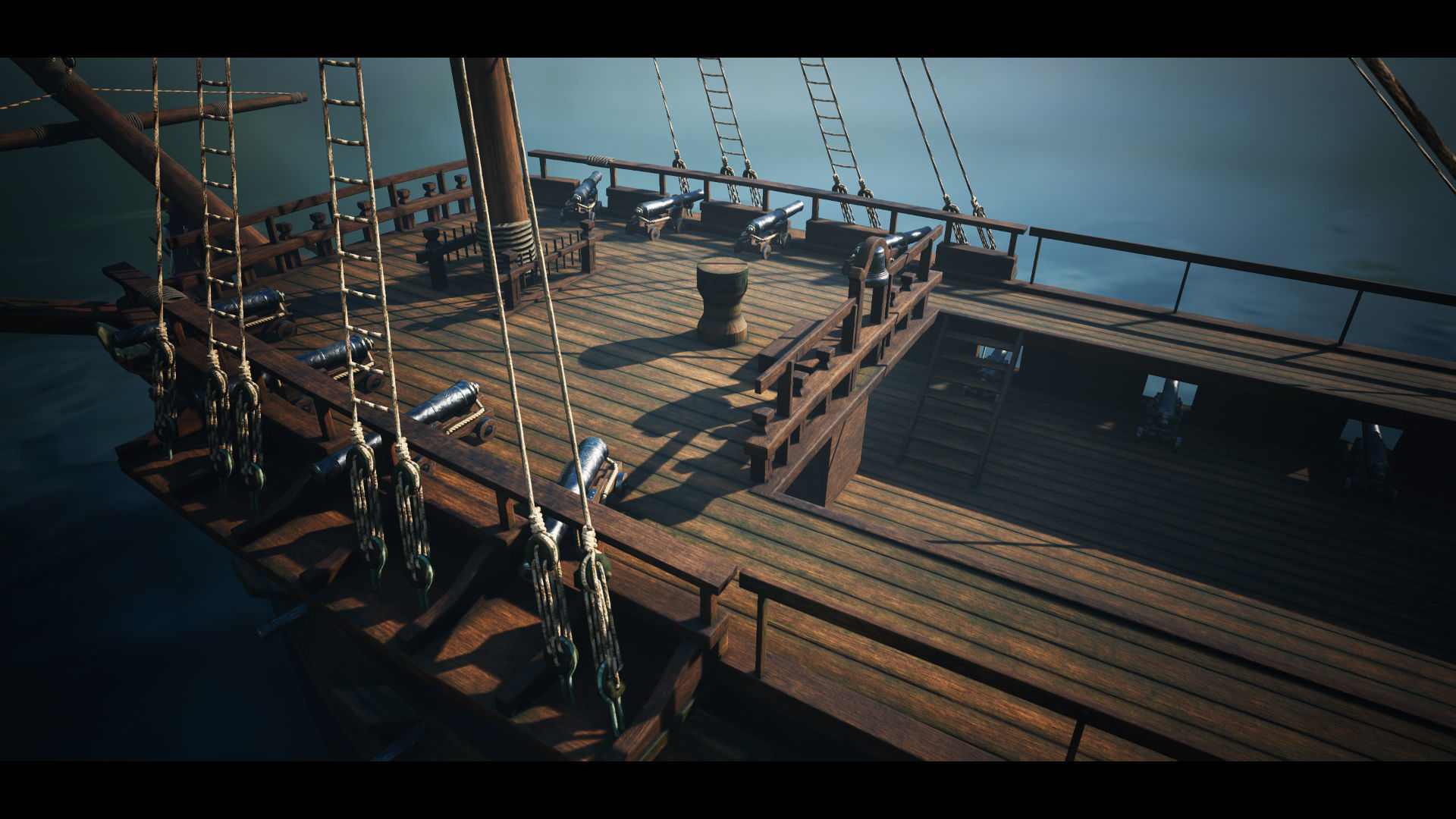 Seventy-four gun ship Low-poly 3D model_8