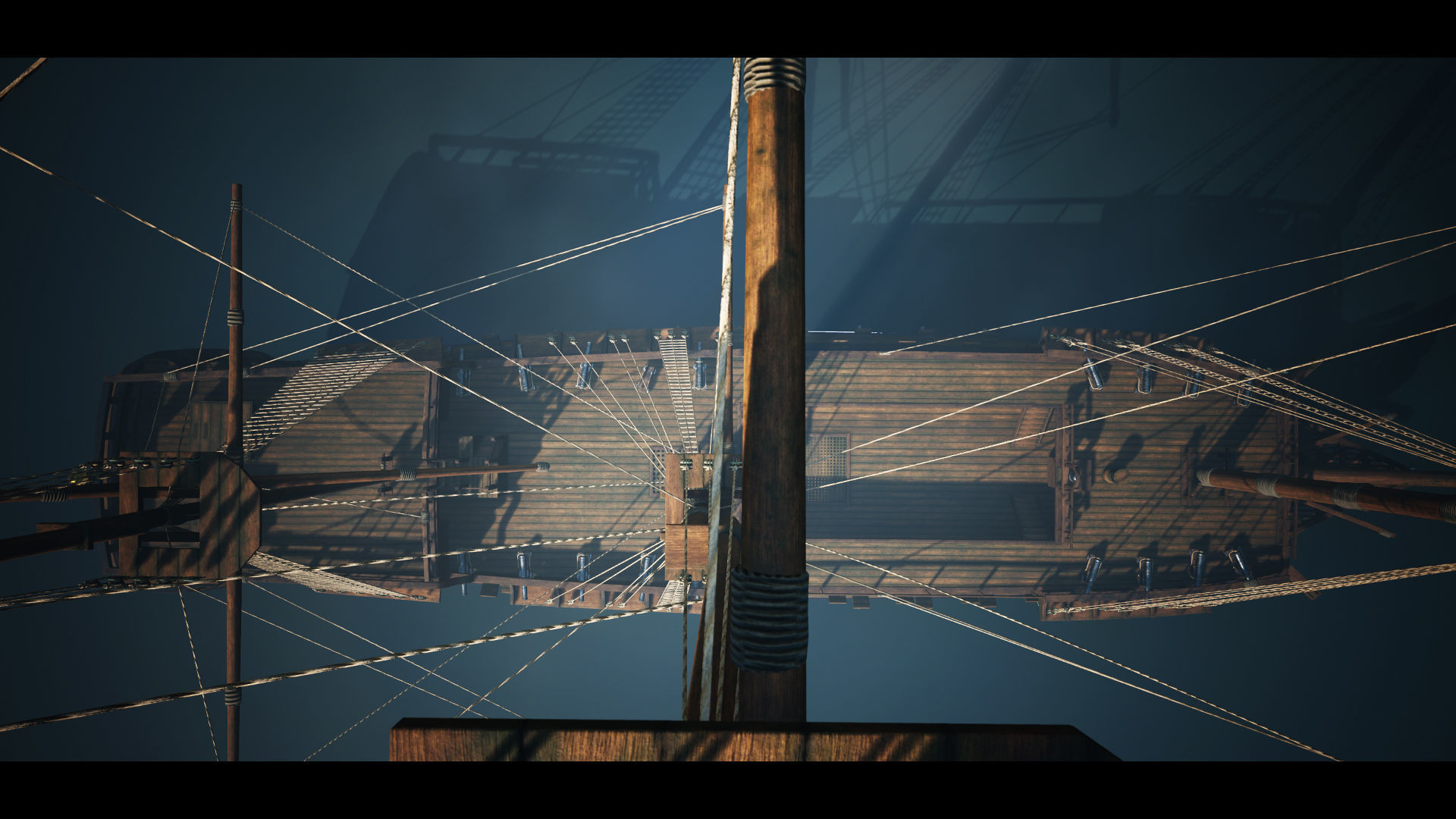 Seventy-four gun ship Low-poly 3D model_27