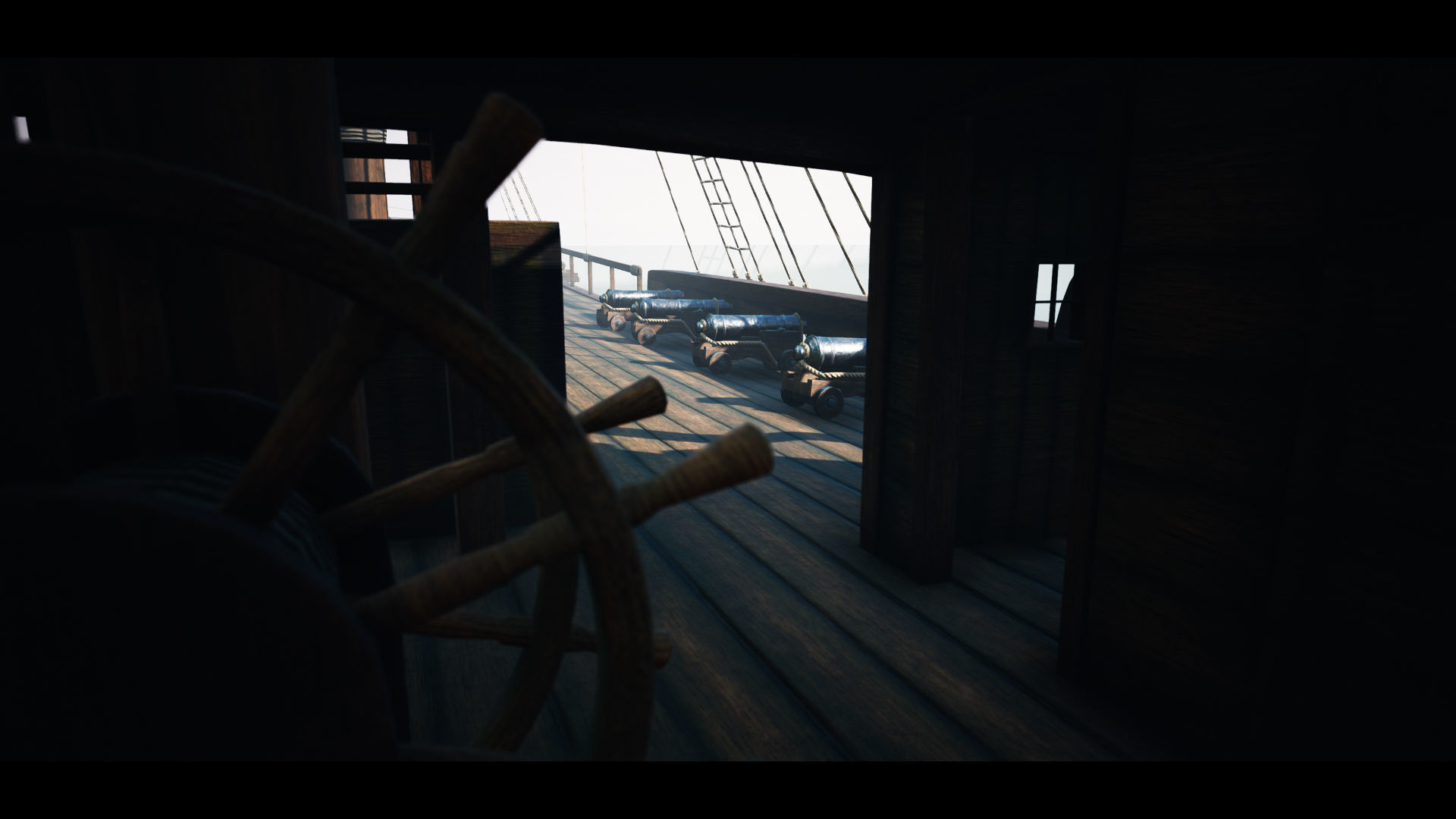 Seventy-four gun ship Low-poly 3D model_14