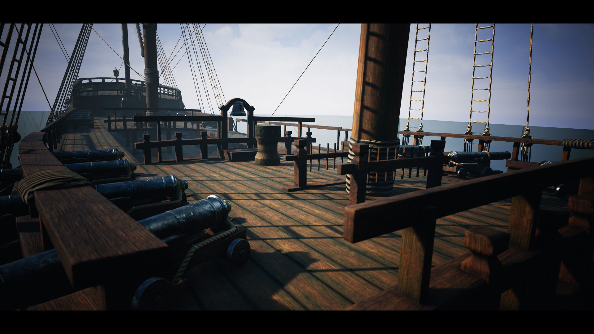 Seventy-four gun ship Low-poly 3D model_28