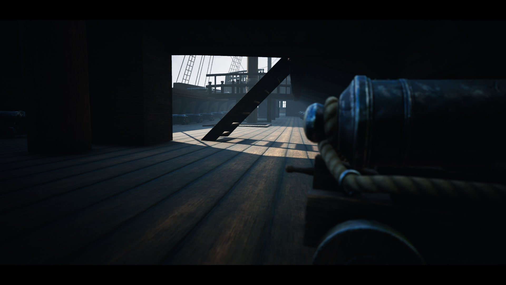 Seventy-four gun ship Low-poly 3D model_17