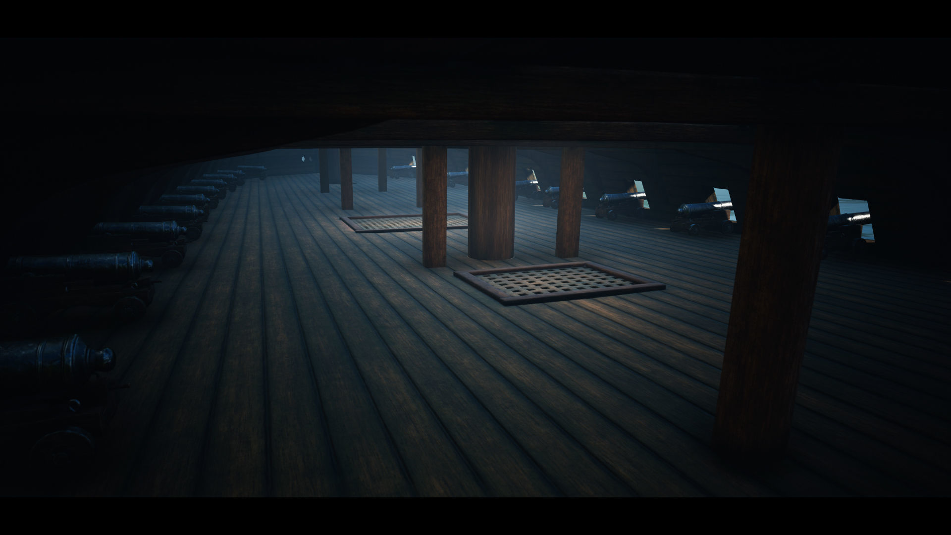 Seventy-four gun ship Low-poly 3D model_20