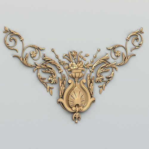 Corner decor 021 3D model