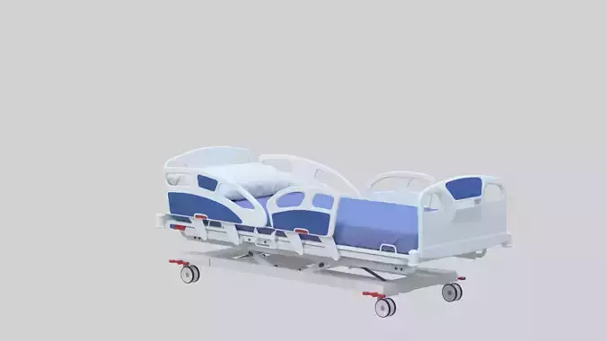 Hospital Bed 3D model