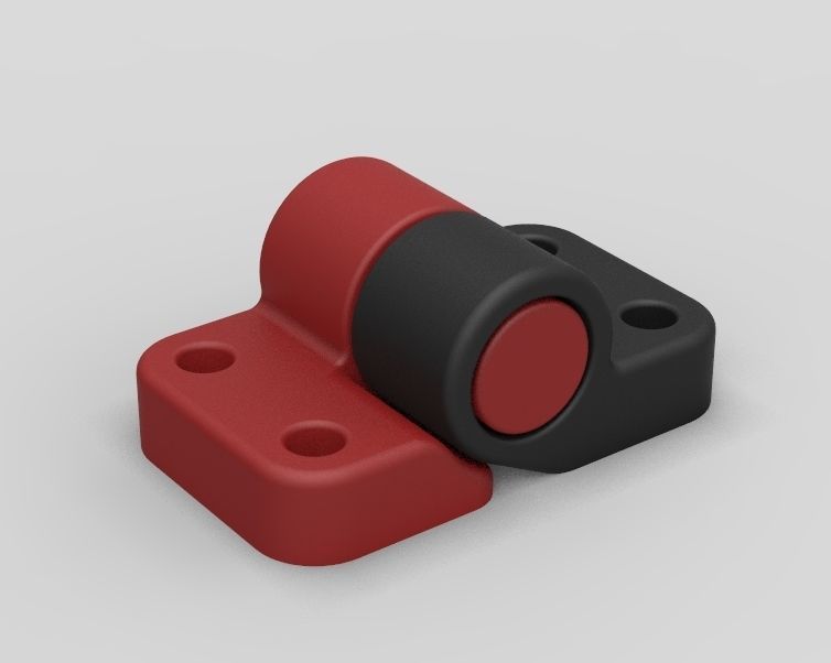 Plastic Hinge Small-Stronger 3D print model_41