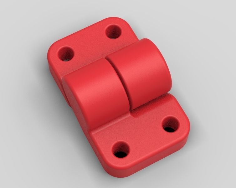 Plastic Hinge Small-Stronger 3D print model_47