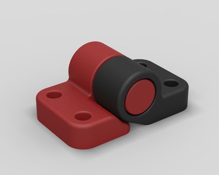 Plastic Hinge Small-Stronger 3D print model_2