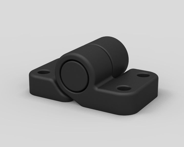 Plastic Hinge Small-Stronger 3D print model_36