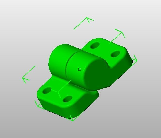 Plastic Hinge Small-Stronger 3D print model_23