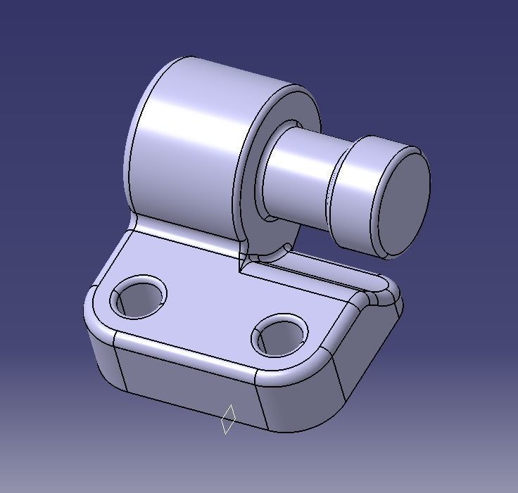 Plastic Hinge Small-Stronger 3D print model_13