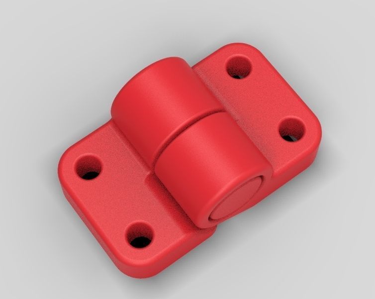 Plastic Hinge Small-Stronger 3D print model_46