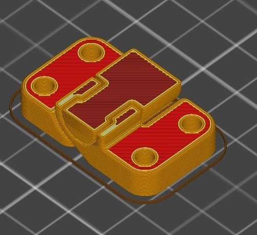 Plastic Hinge Small-Stronger 3D print model_28