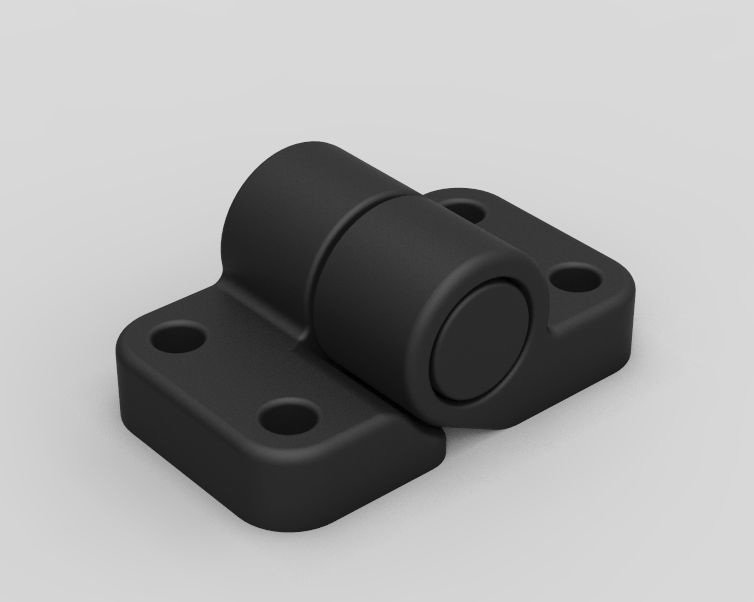 Plastic Hinge Small-Stronger 3D print model_38