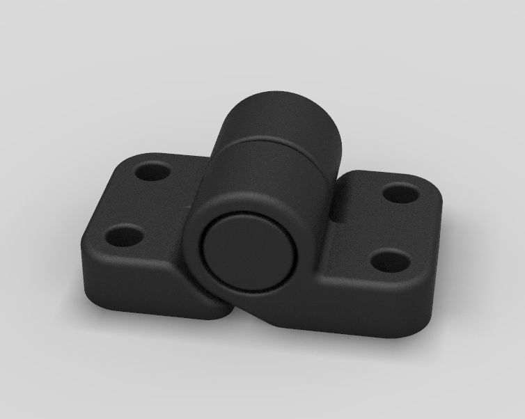 Plastic Hinge Small-Stronger 3D print model_37