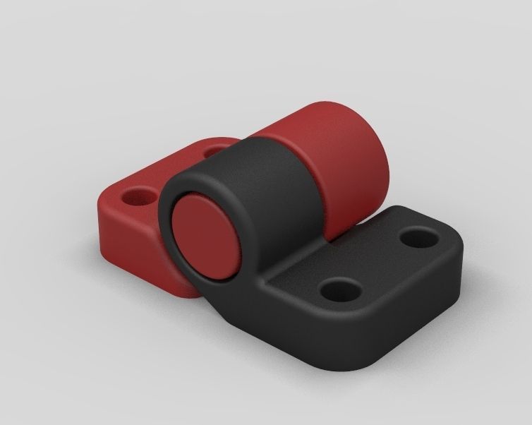 Plastic Hinge Small-Stronger 3D print model_42