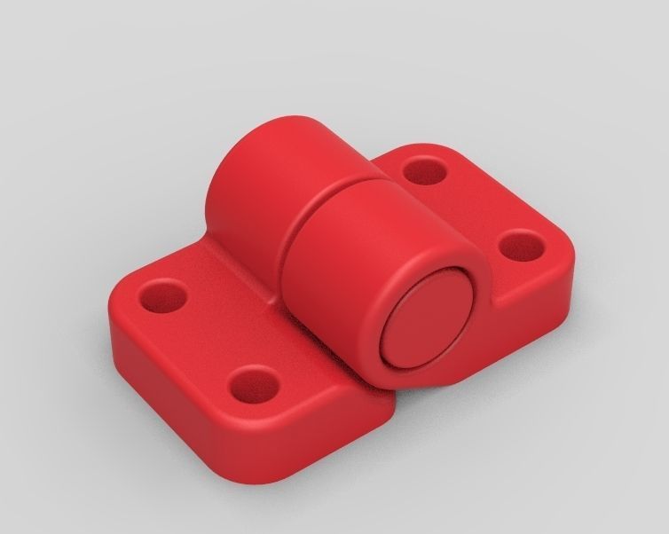Plastic Hinge Small-Stronger 3D print model_45
