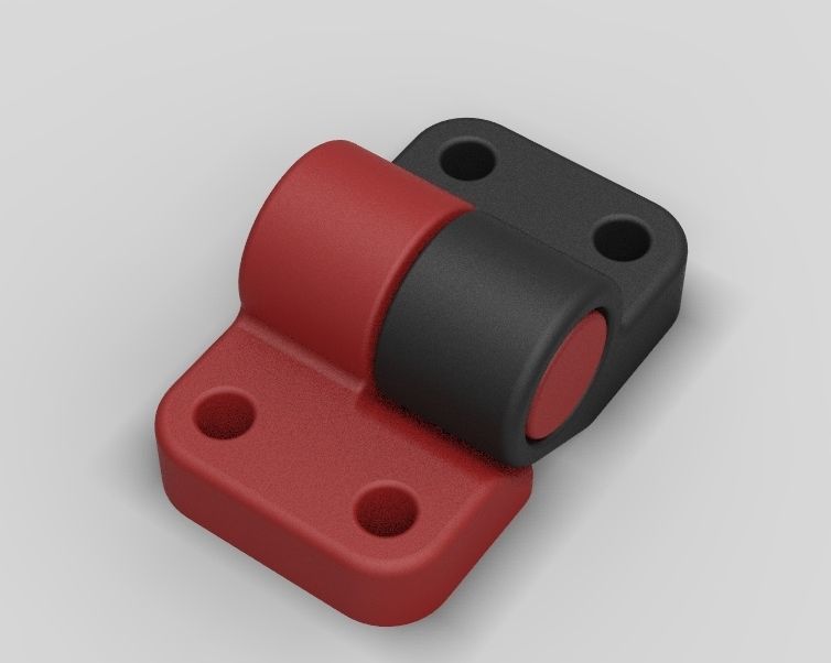 Plastic Hinge Small-Stronger 3D print model_40