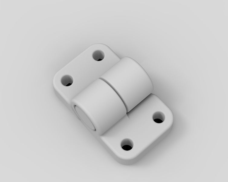 Plastic Hinge Small-Stronger 3D print model_33
