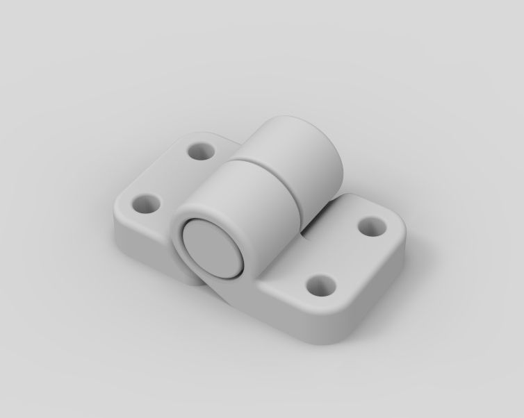 Plastic Hinge Small-Stronger 3D print model_34