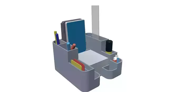 Pencil phone calculator holder easy printable 3D print model