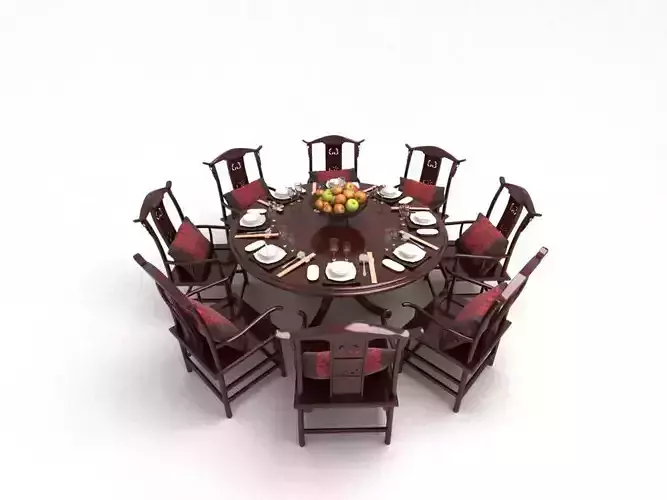 Large banquet table