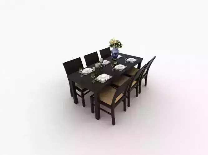 Small banquet table
