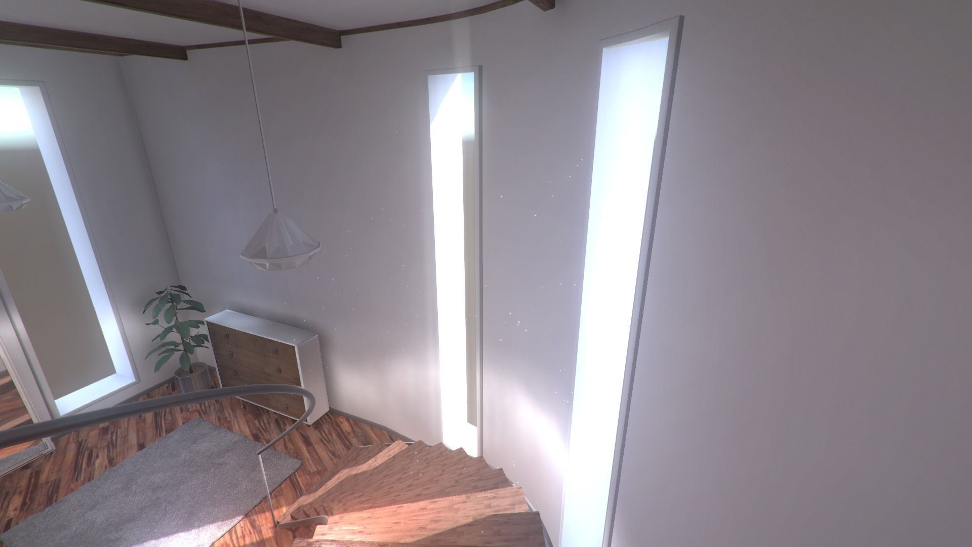 Modern Architectural Props Collection - interior Low-poly 3D model_3