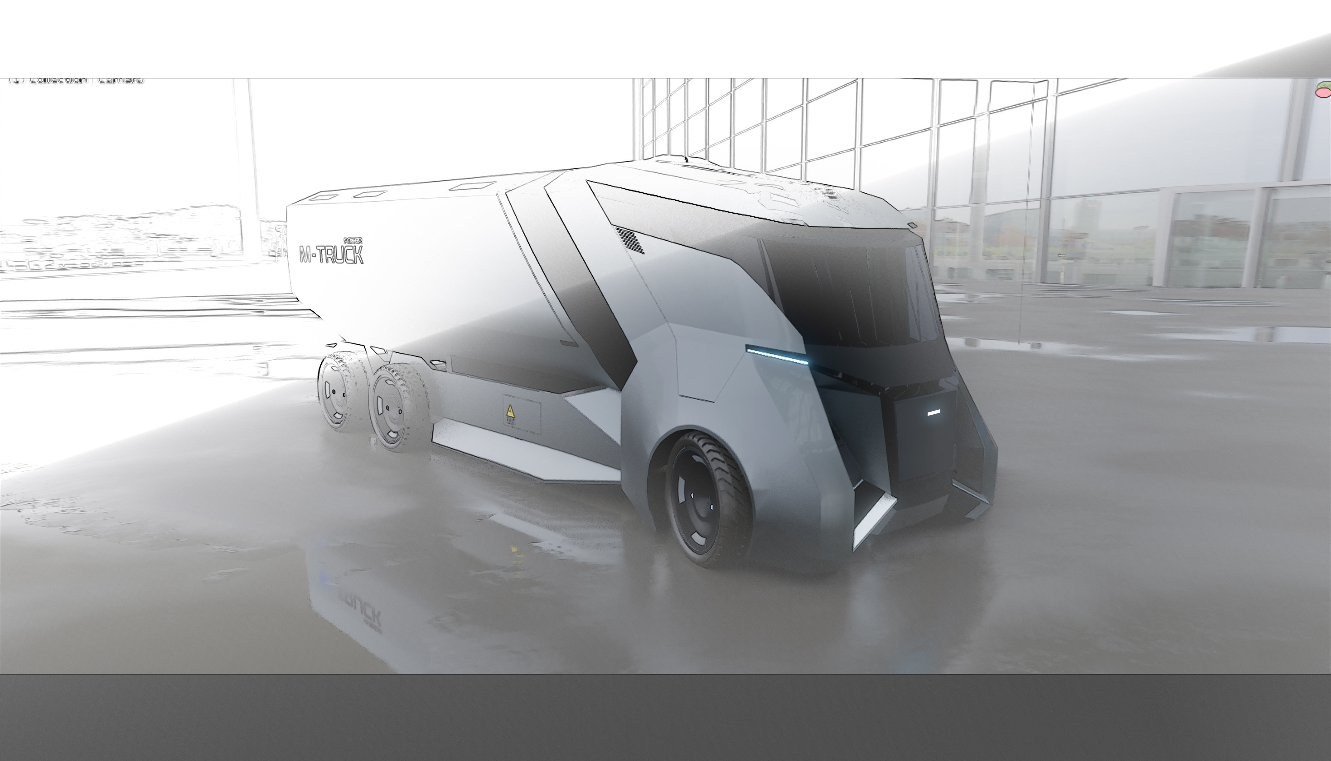SX Truck Design concept 3D model_12