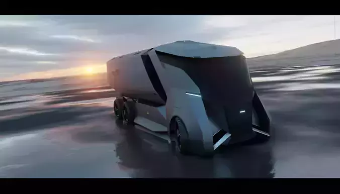 SX Truck Design concept 3D model