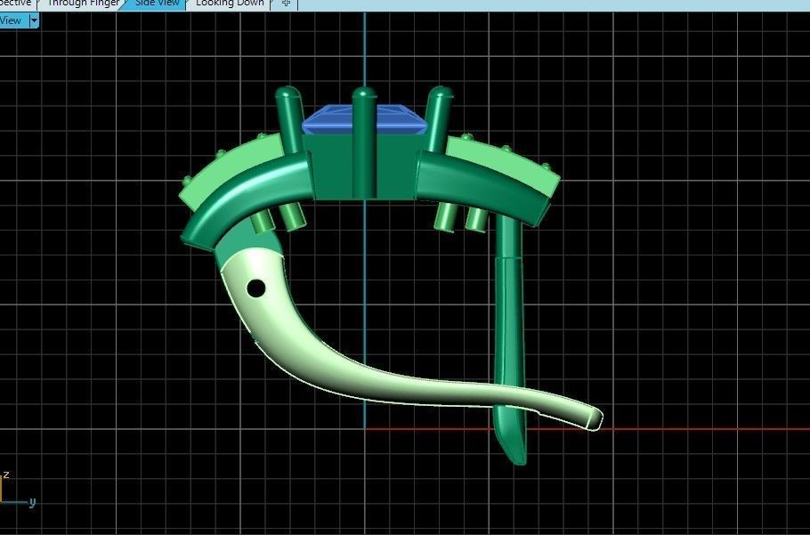 set stylish earrings and ring with emeralds and diamonds 408 3D Model Collection_13