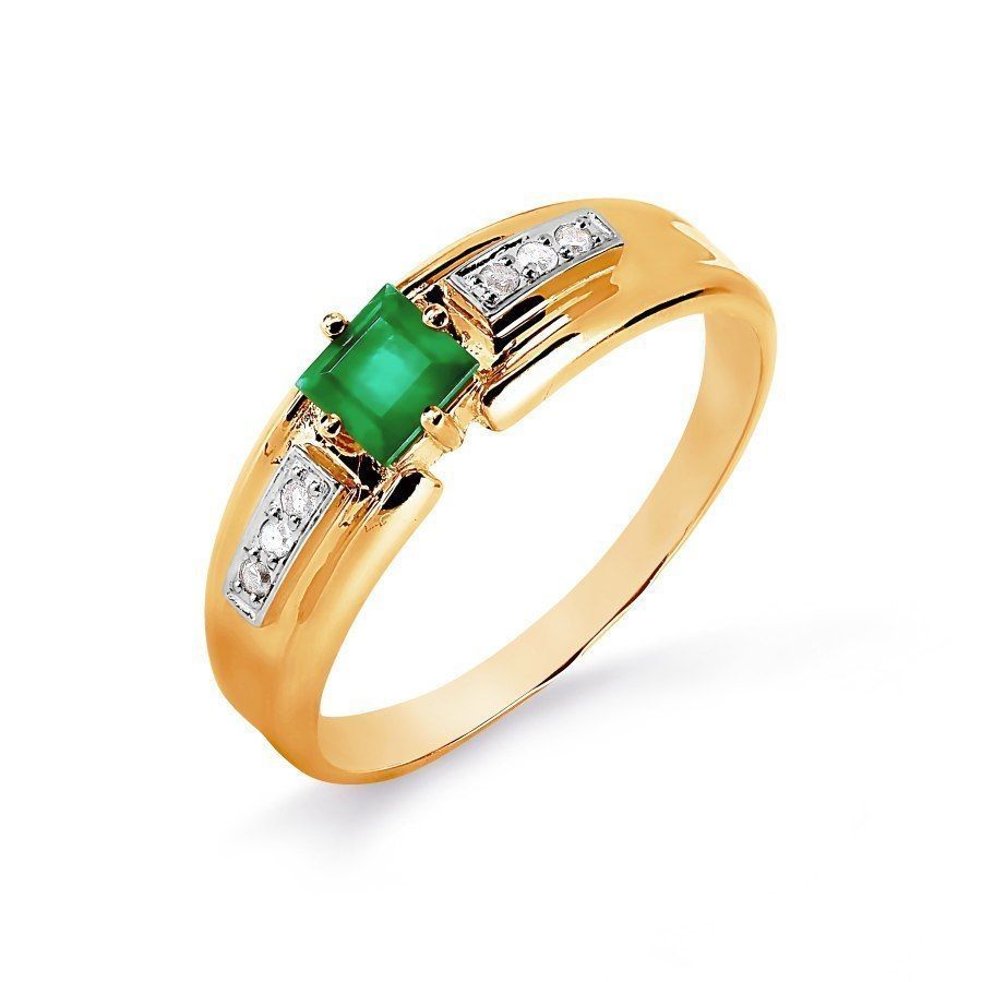 set stylish earrings and ring with emeralds and diamonds 408 3D Model Collection_19