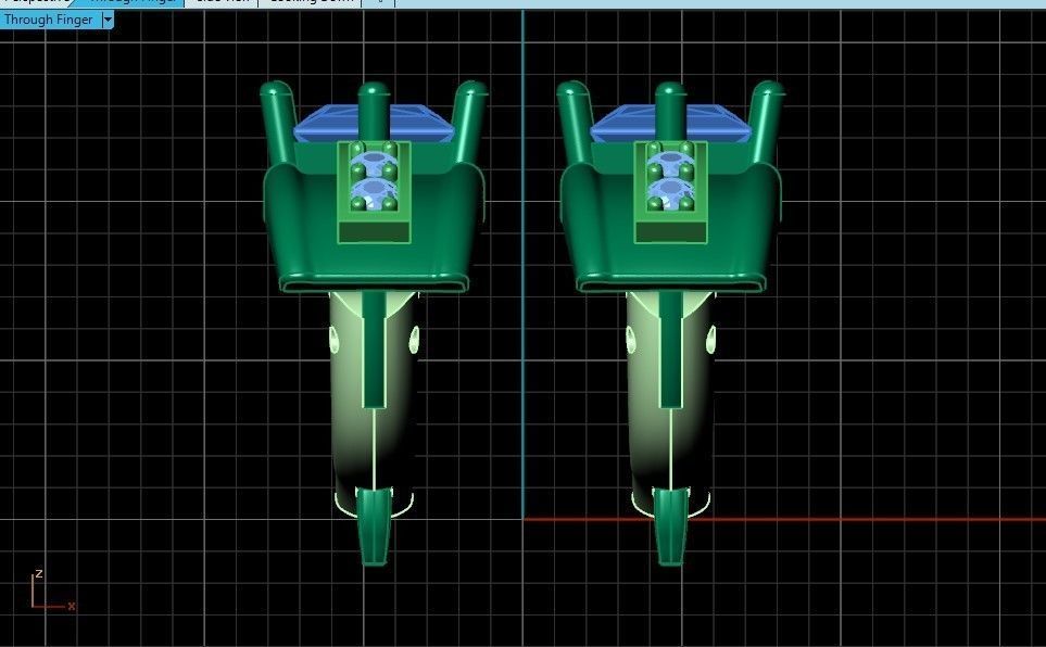 set stylish earrings and ring with emeralds and diamonds 408 3D Model Collection_12