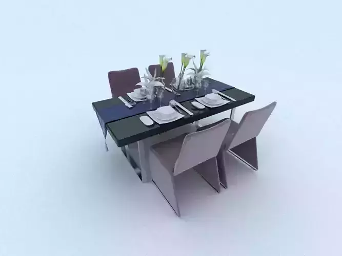 Small table for four