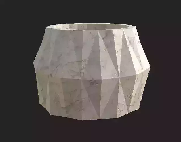 vases marble planter
