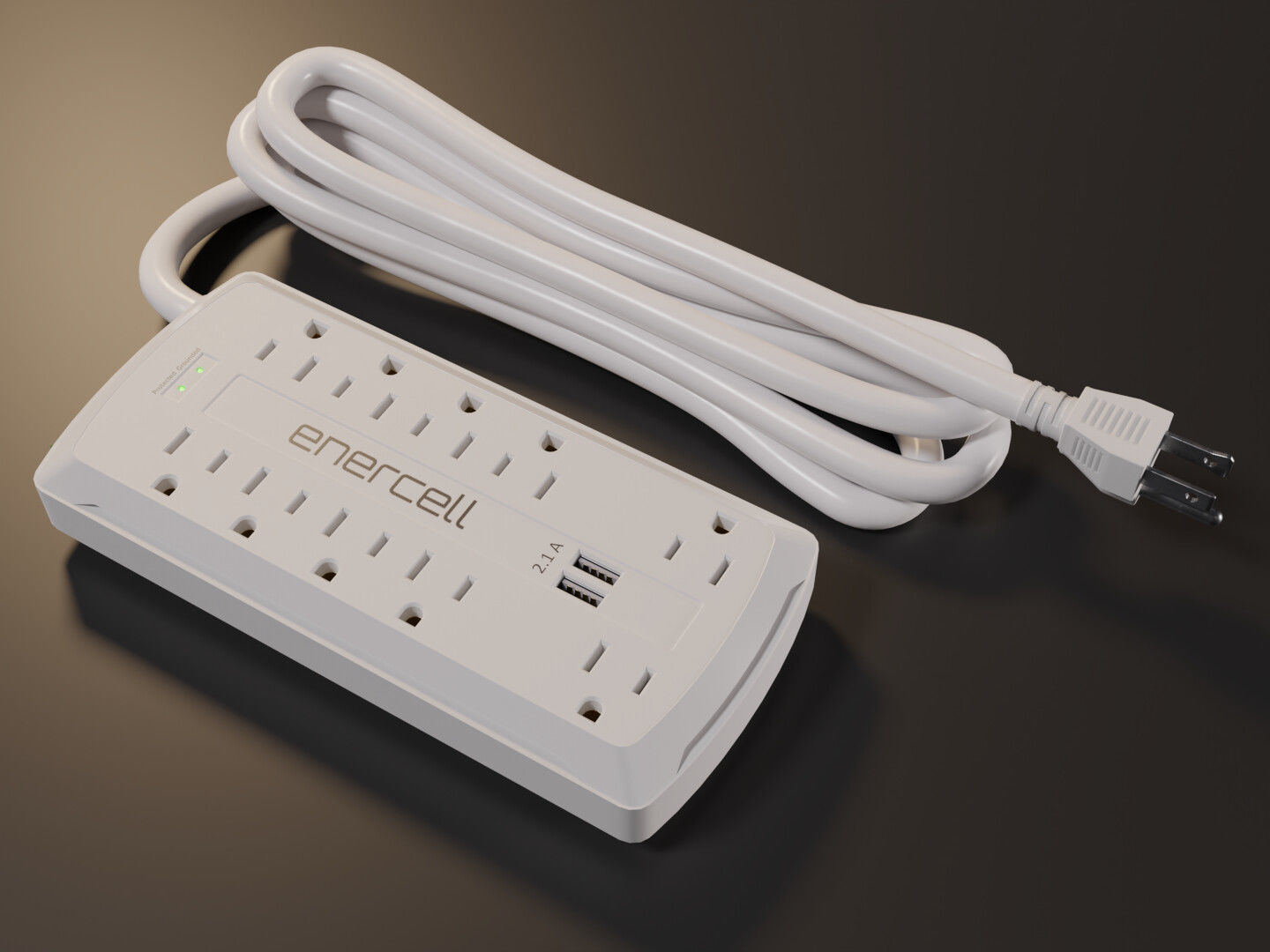 Power Strip 3D model_11
