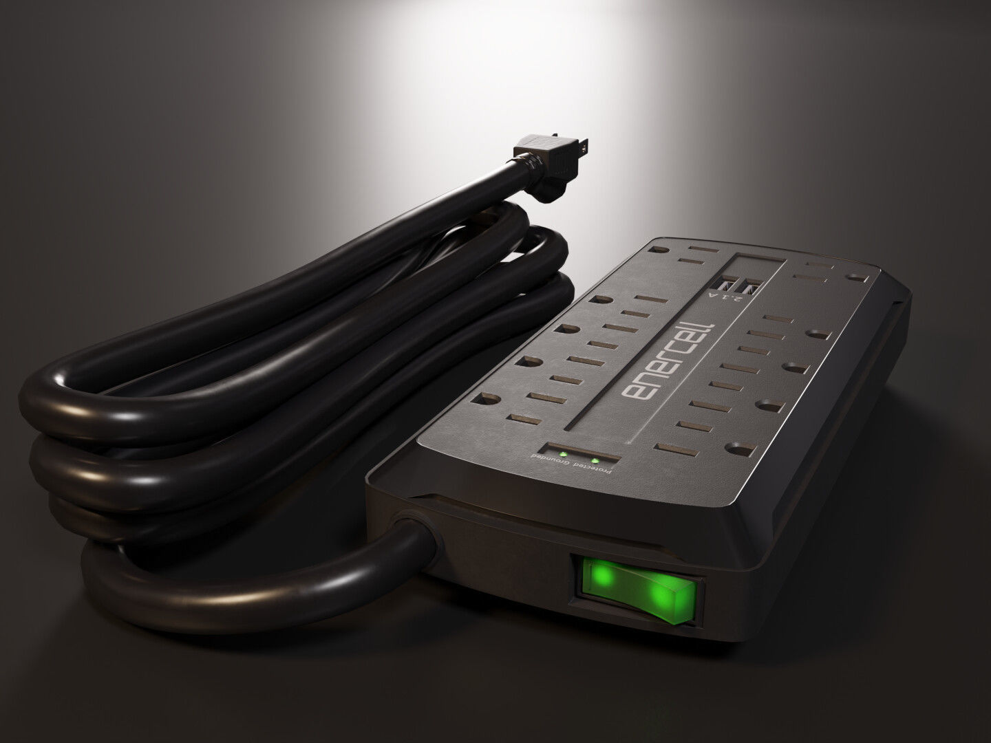 Power Strip 3D model_10