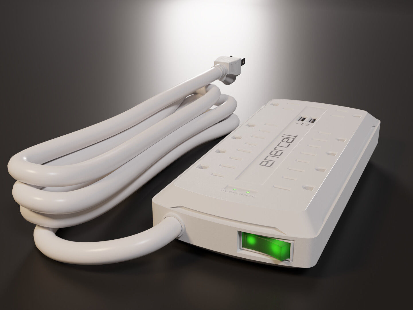Power Strip 3D model_17