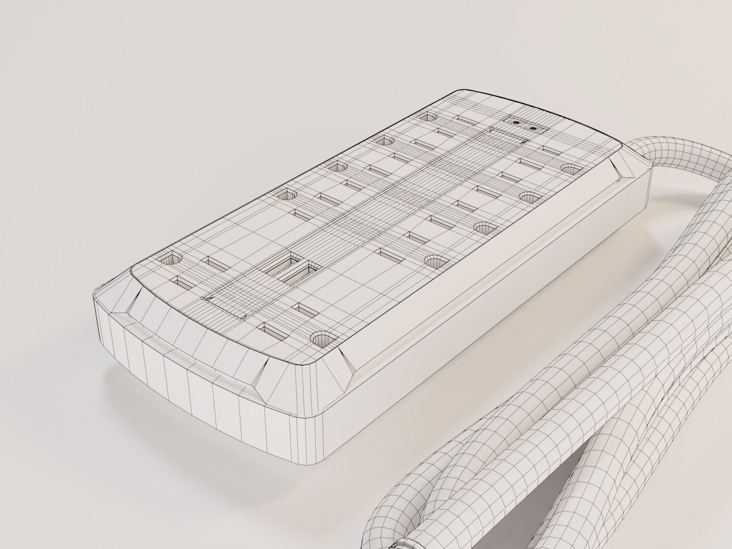 Power Strip 3D model_24
