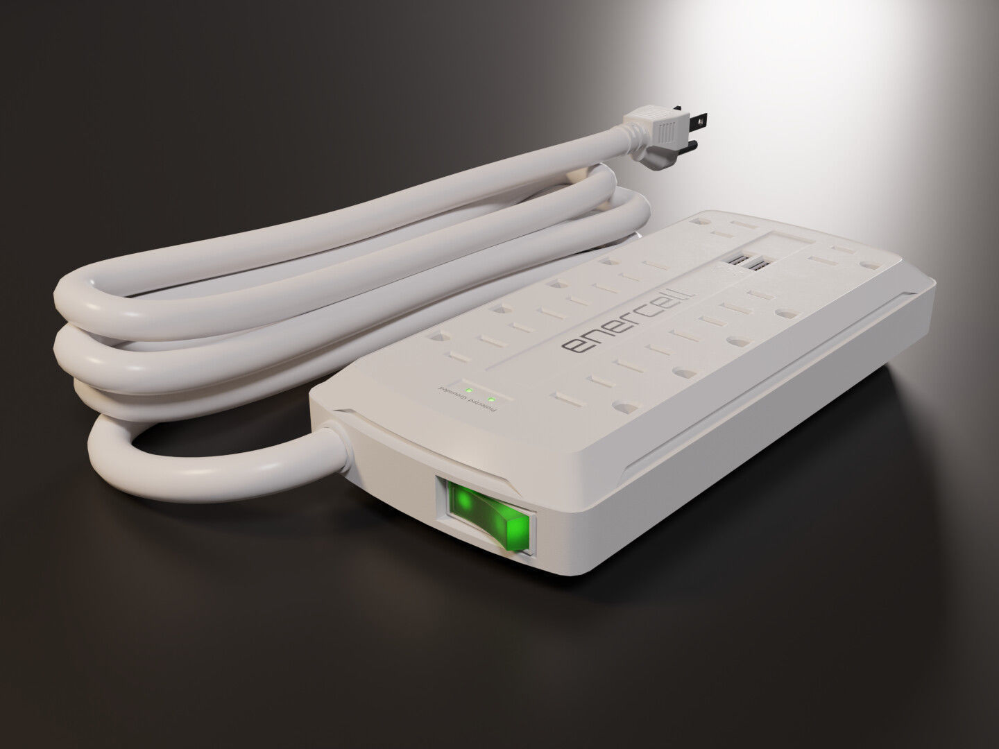 Power Strip 3D model_14