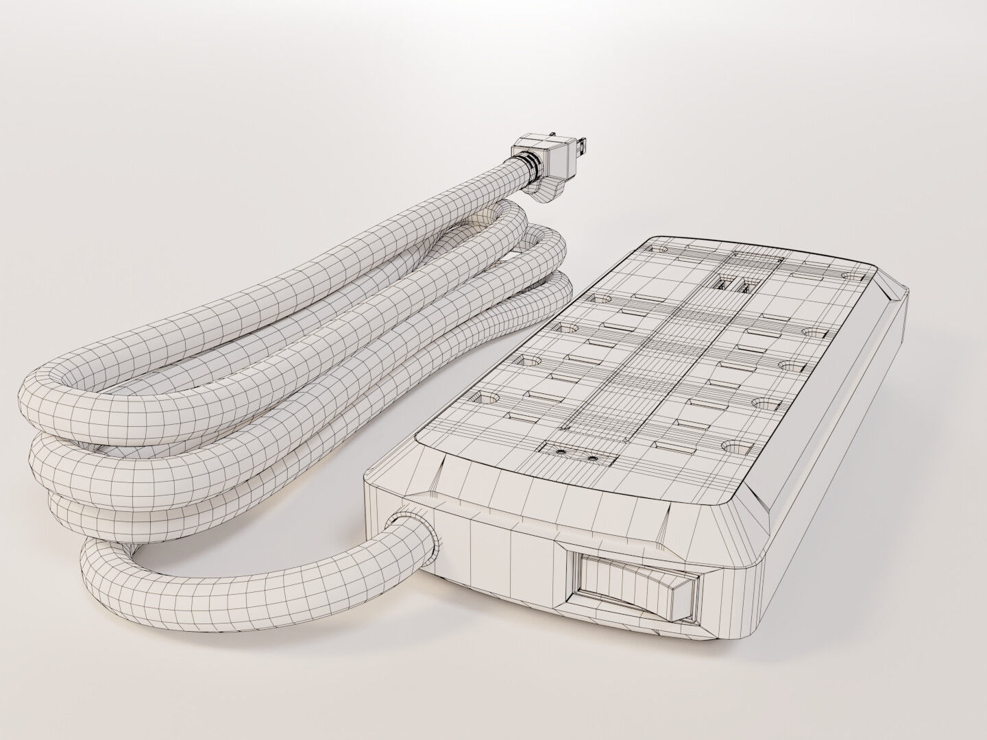 Power Strip 3D model_26