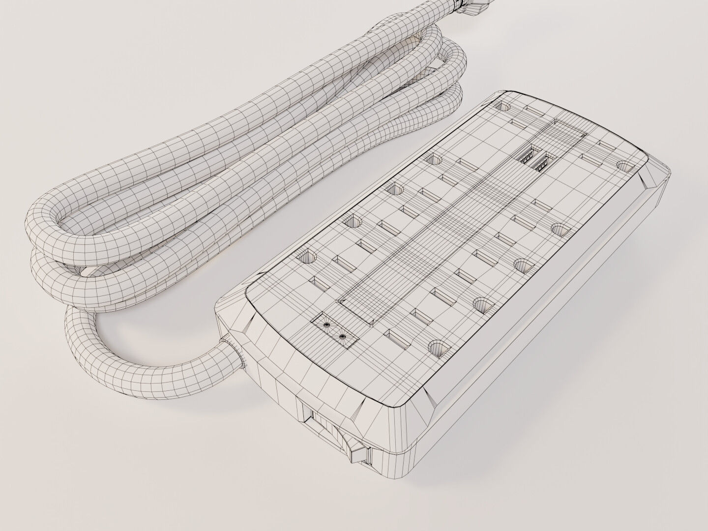 Power Strip 3D model_22