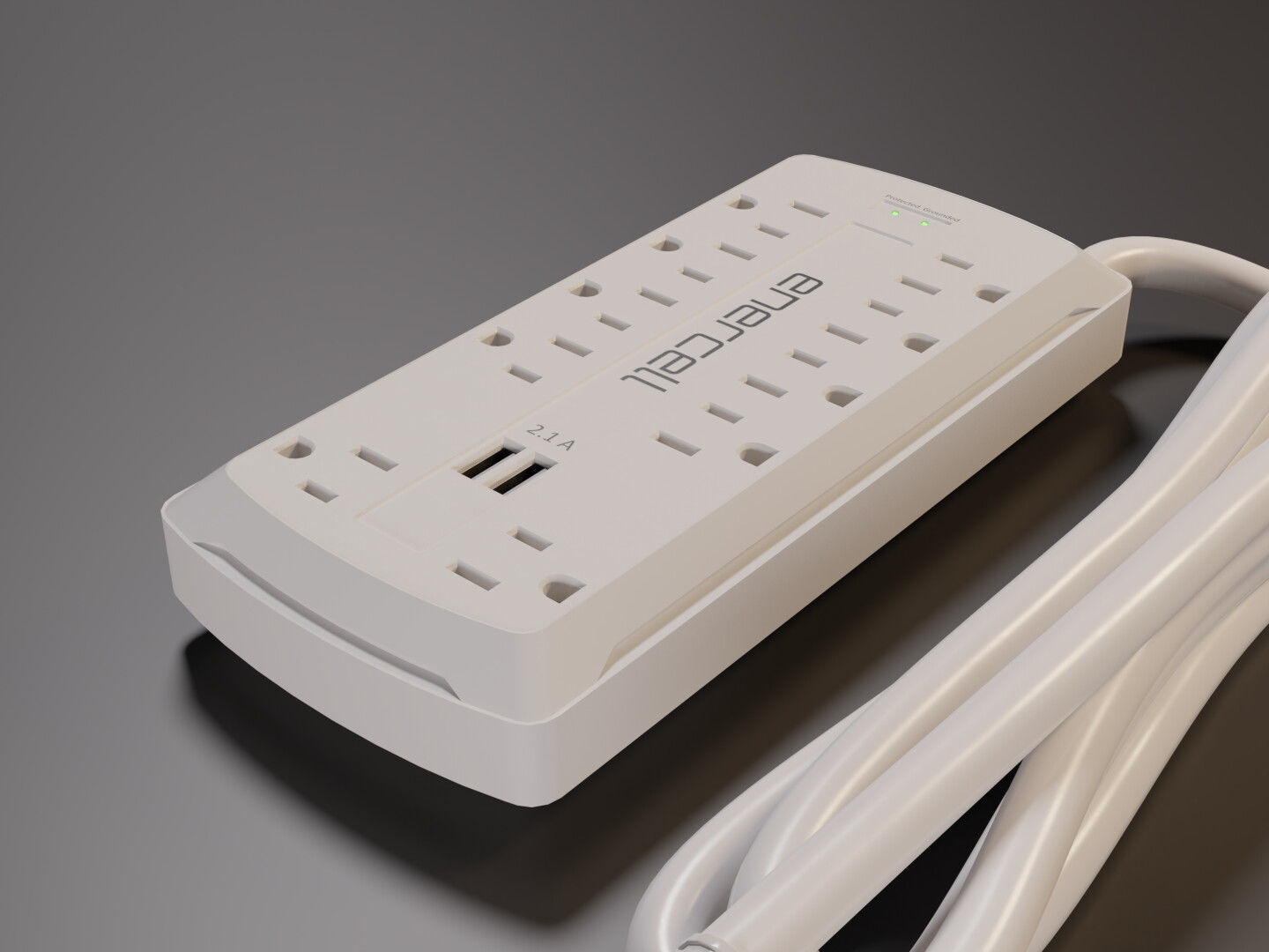 Power Strip 3D model_15