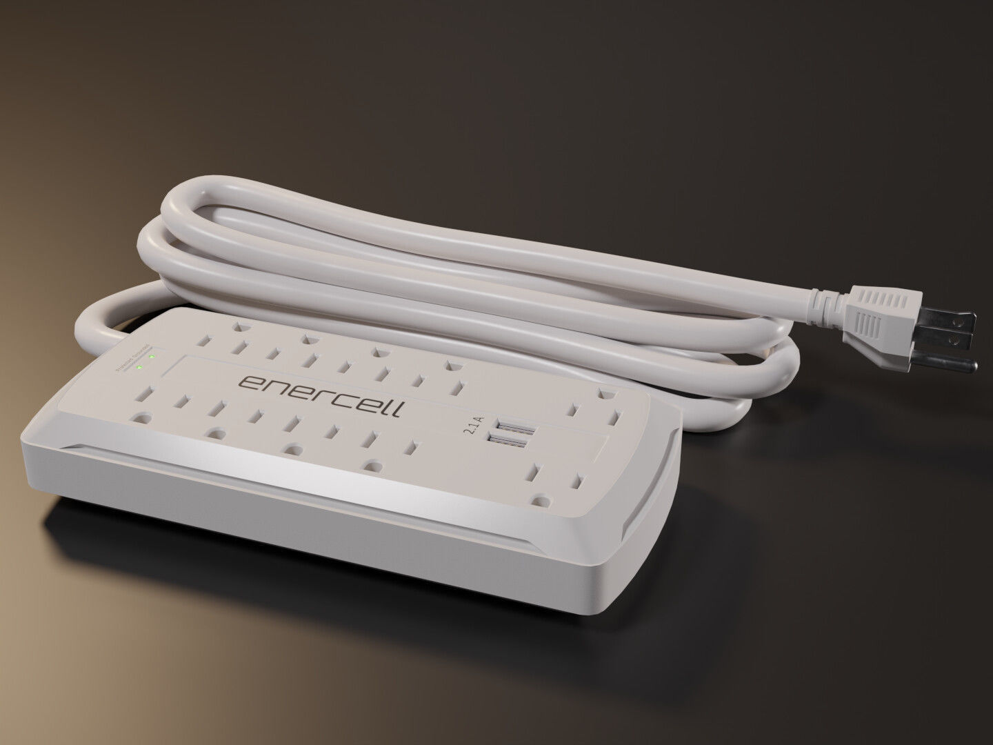 Power Strip 3D model_12