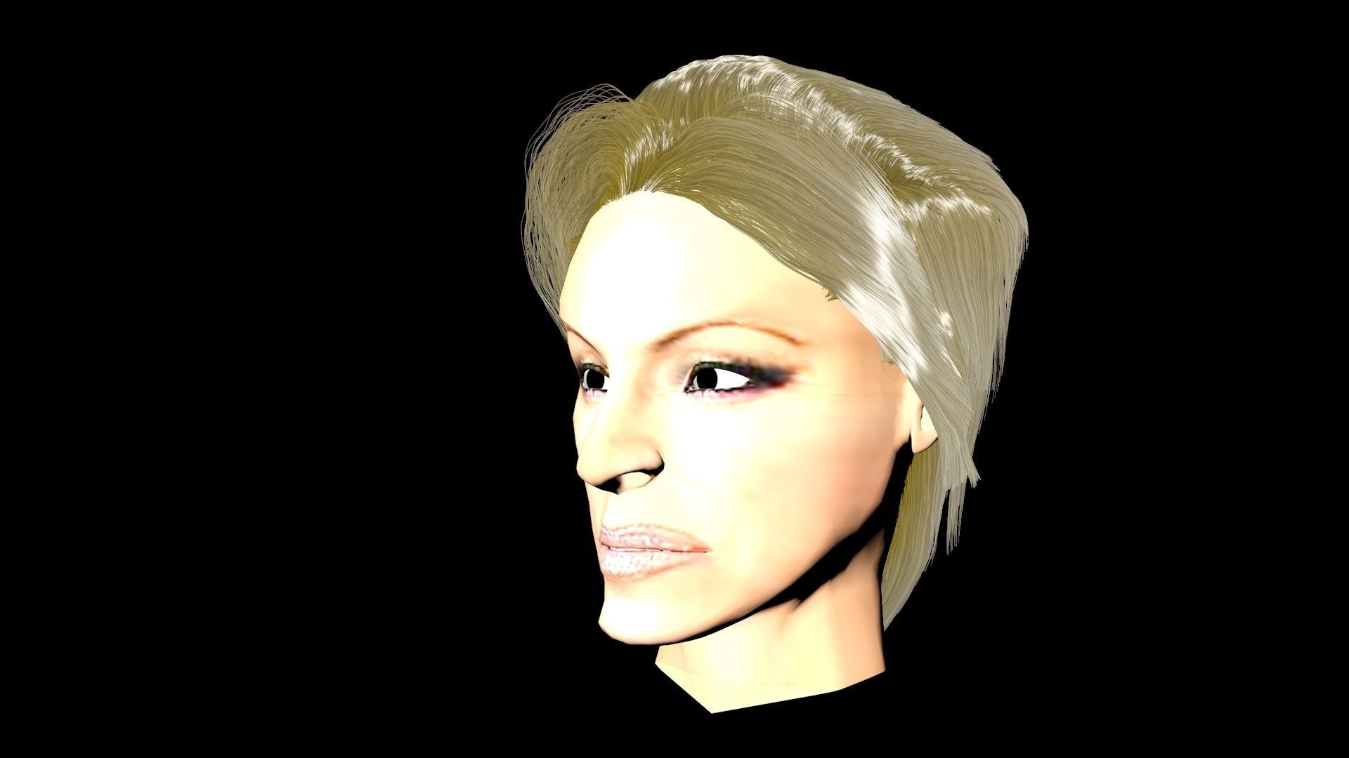 head pamela anderson 3D model_3