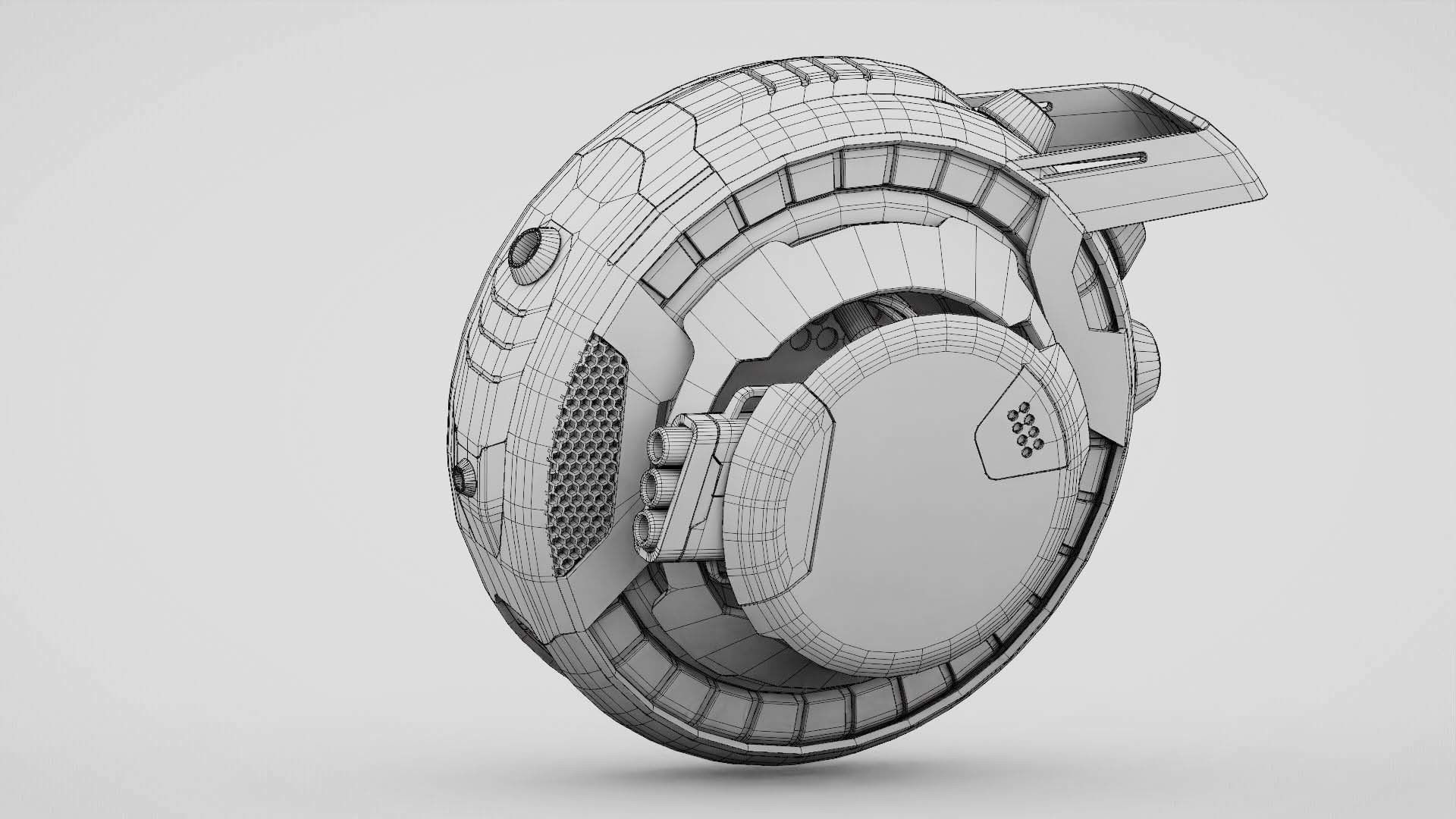 STREET FIGHTER BOT  RIGGED 3D model_31