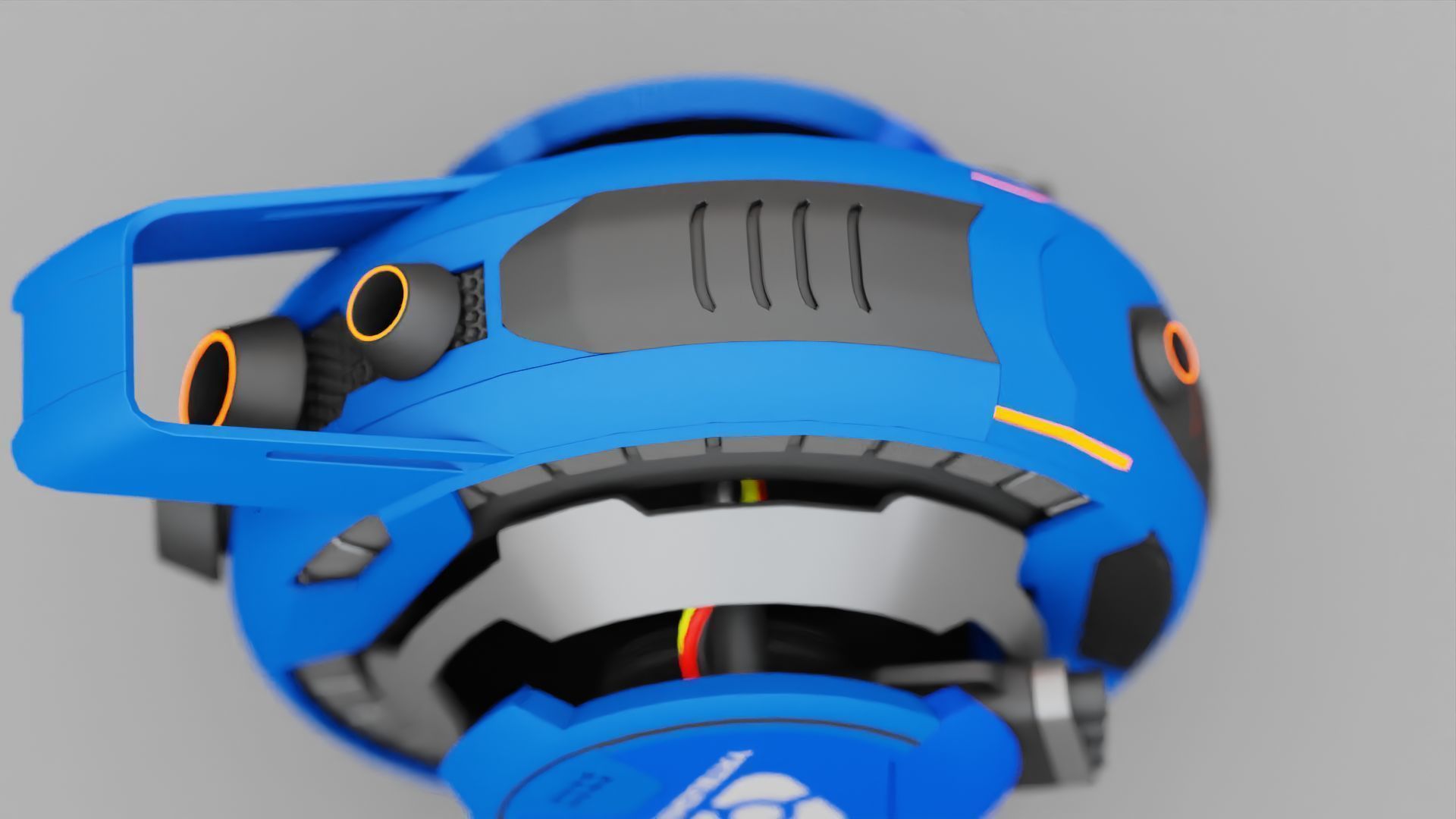 STREET FIGHTER BOT  RIGGED 3D model_23