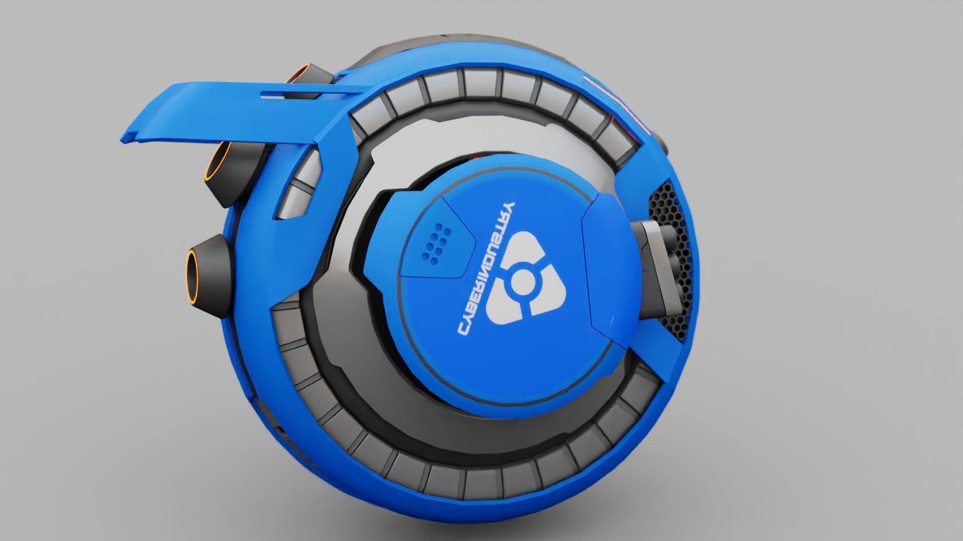 STREET FIGHTER BOT  RIGGED 3D model_9