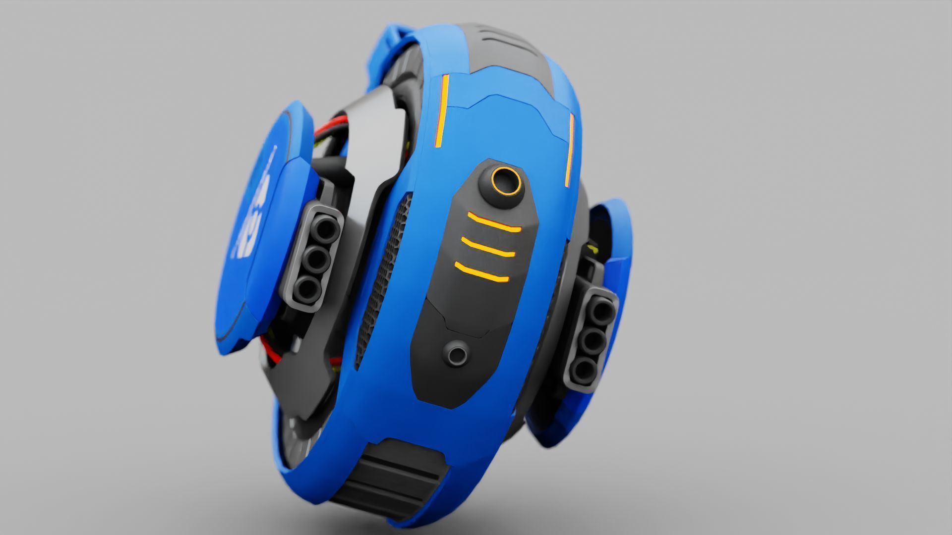 STREET FIGHTER BOT  RIGGED 3D model_13