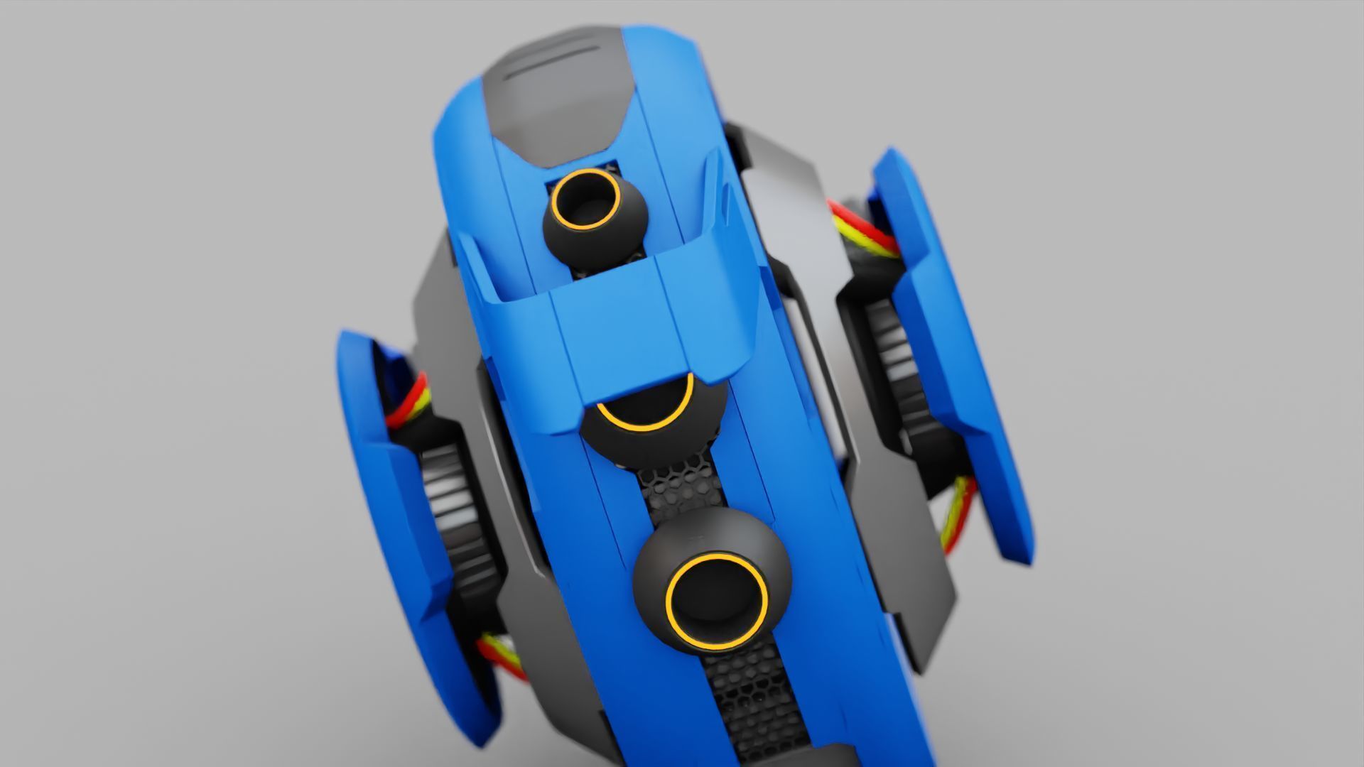 STREET FIGHTER BOT  RIGGED 3D model_6