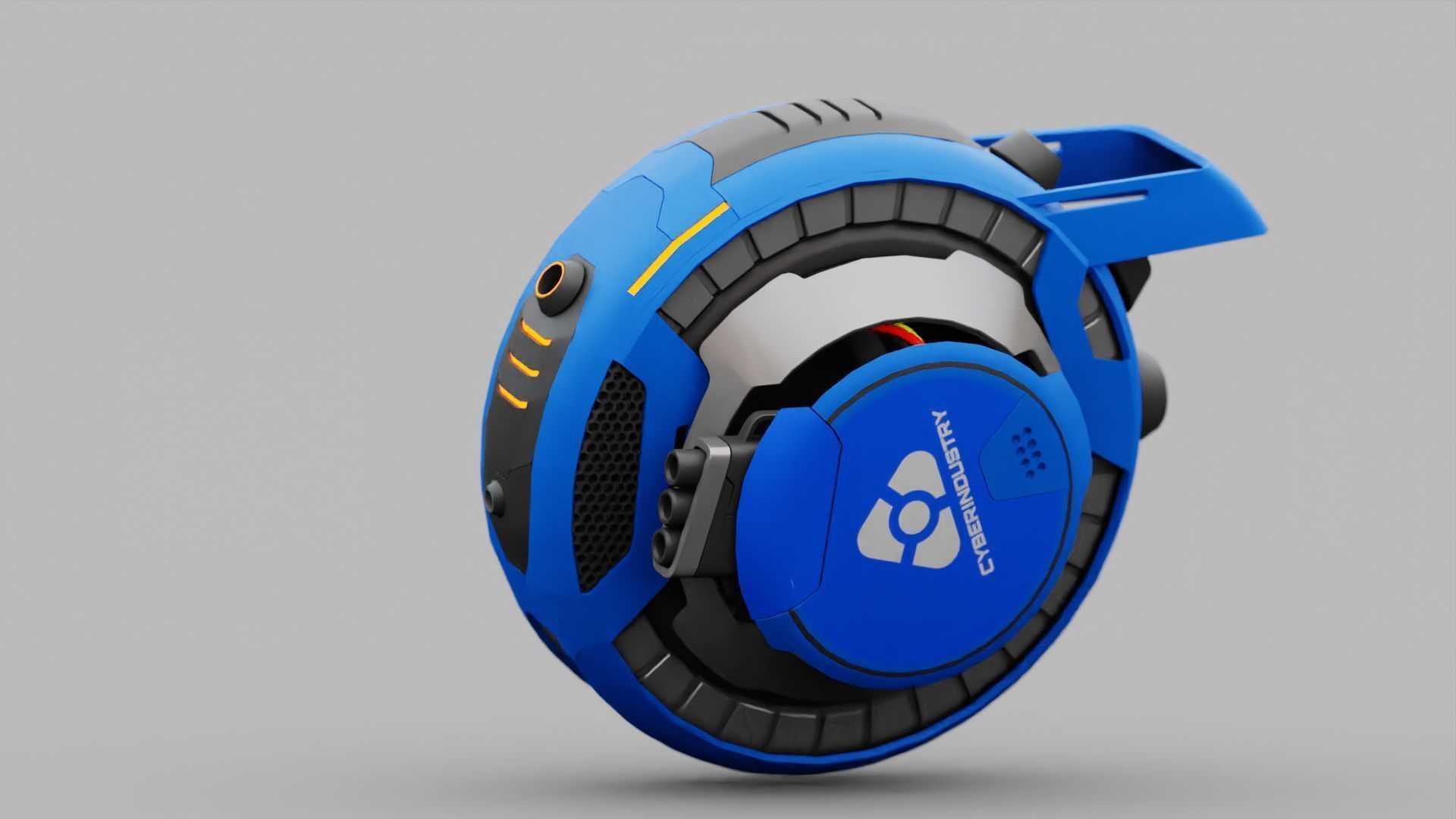 STREET FIGHTER BOT  RIGGED 3D model_1